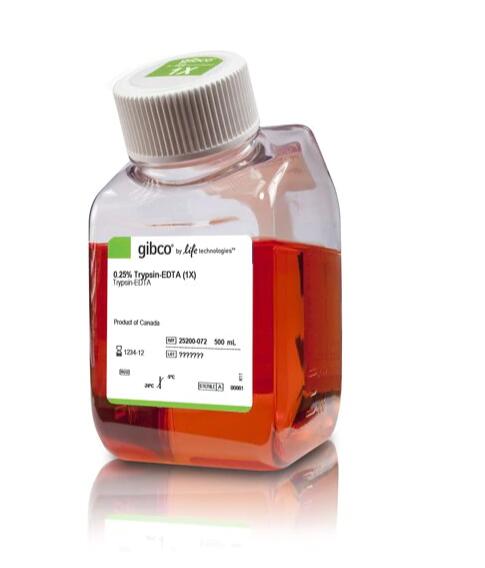 胰蛋白酶-EDTA (0.25%)，含酚红